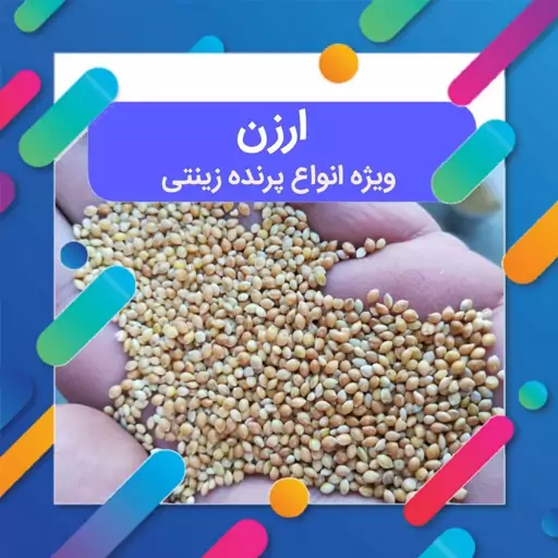 بذر ارزن ویژه انواع پرنده های زینتی